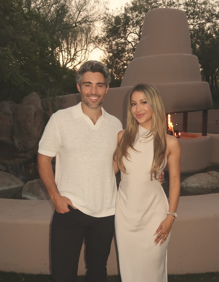 Alya and Jordan in the desert